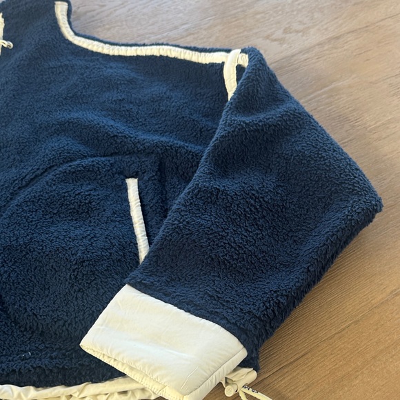 FP Movement by Free People Mountainside Half Zip Navy and Cream Jacket - Picture 3 of 5